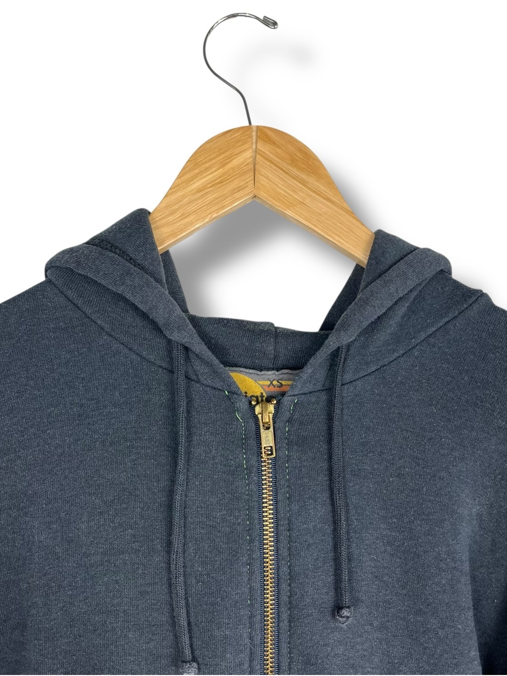 Aviator Nation Zip Up Hoodie Rainbow Logo Unisex XS Metallic Lightening Bolt - Picture 9 of 13